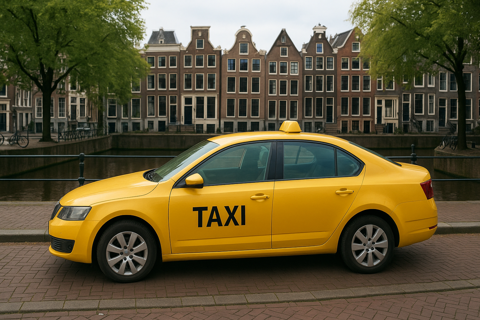 Foto bij Goedkope taxi Amsterdam: zo regel je slim luchthavenvervoer